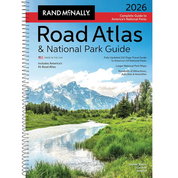 Road Atlas & National Park Guide 2026: United States, Canada, Mexico