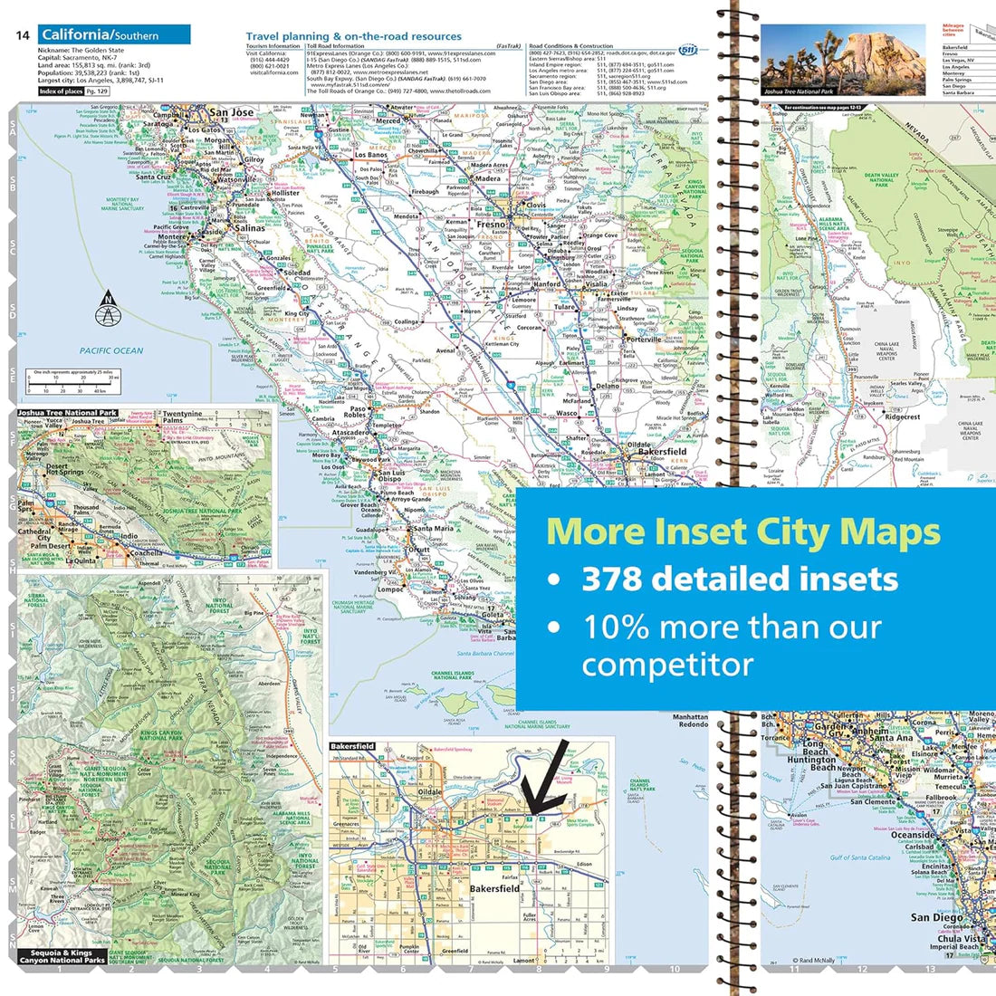 Road Atlas & National Park Guide 2026: United States, Canada, Mexico
