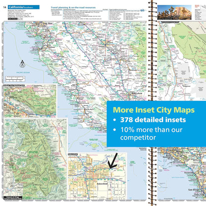 Road Atlas & National Park Guide 2026: United States, Canada, Mexico