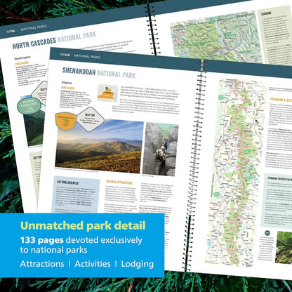 Road Atlas & National Park Guide 2026: United States, Canada, Mexico